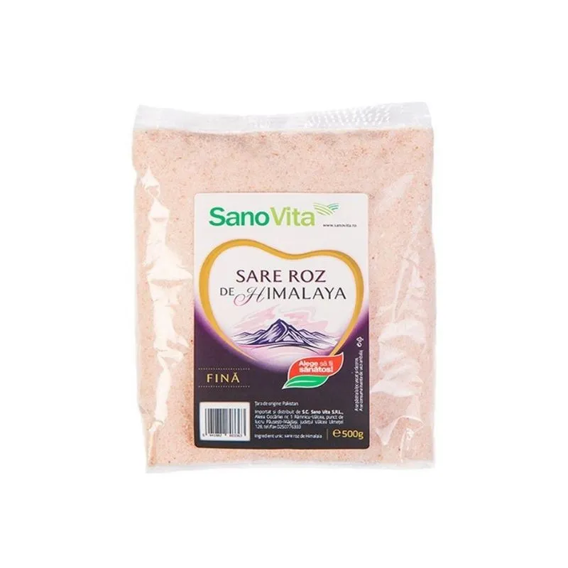 Sare roz de Himalaya, 500g, SanoVita