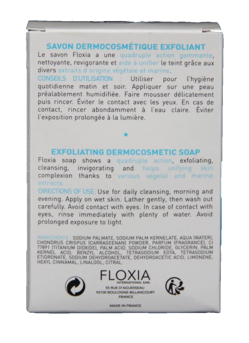 Sapun dermocosmetic exfoliant, 125g, Floxia