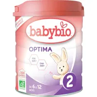 Lapte praf bio 6-12 luni Optima 2, 800g, BabyBio