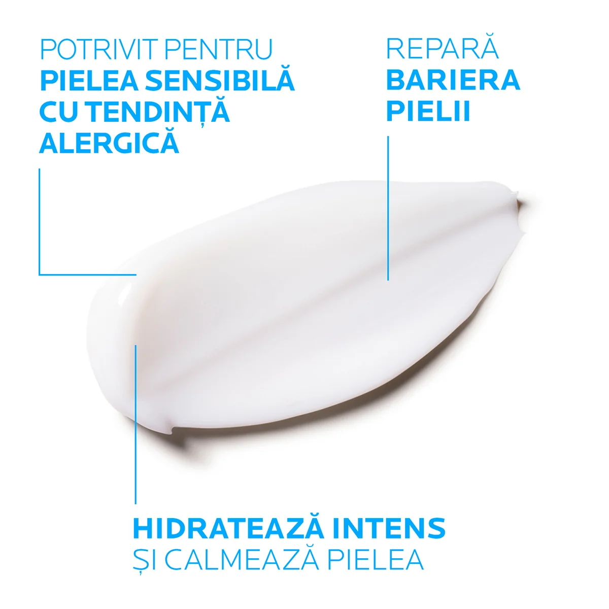 Fluid hidratant și reparator pentru ten cu tendinta alergica sau reactiva si cel normal sau mixt Toleriane Dermallergo, 40ml, La Roche-Posay