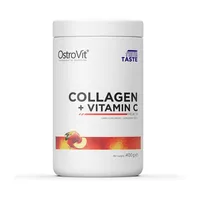 Supliment alimentar Colagen + Vitamina C cu aroma de piersici, 400g, OstroVit