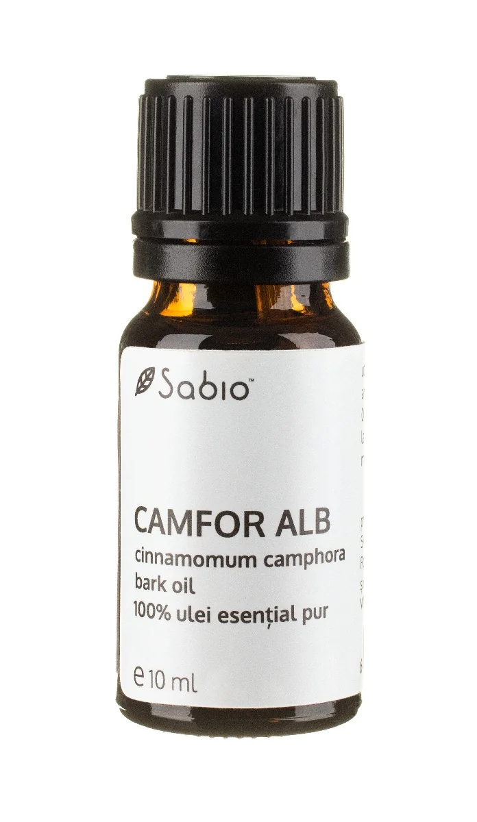Ulei esential de Camfor alb (cinnamomum camphora), 10ml, Sabio