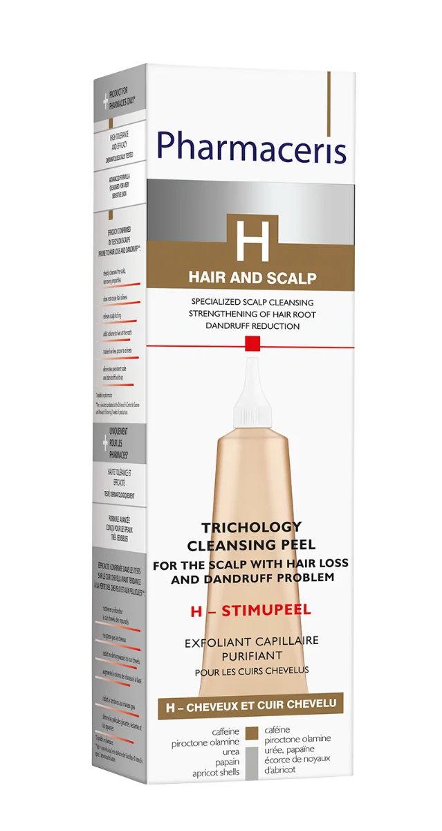 Peeling curatare pentru scalp cu matreata si caderea parului Stimupeel H, 125ml, Pharmaceris