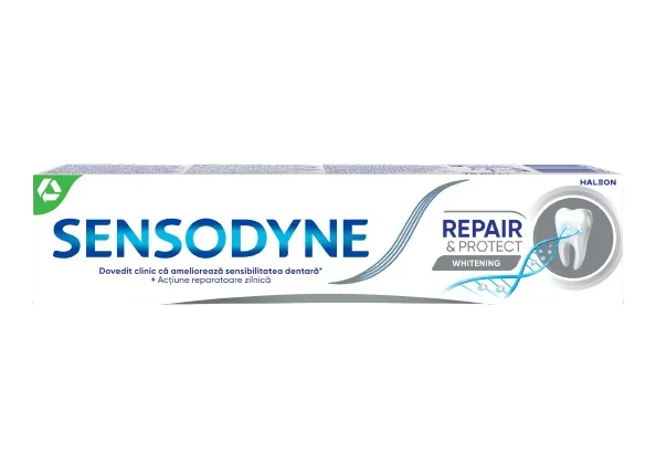 Pasta de dinti Repair and Protect Whitening, 75ml, Sensodyne Pasta de dinti Repair and Protect Whitening, 75ml, Sensodyne