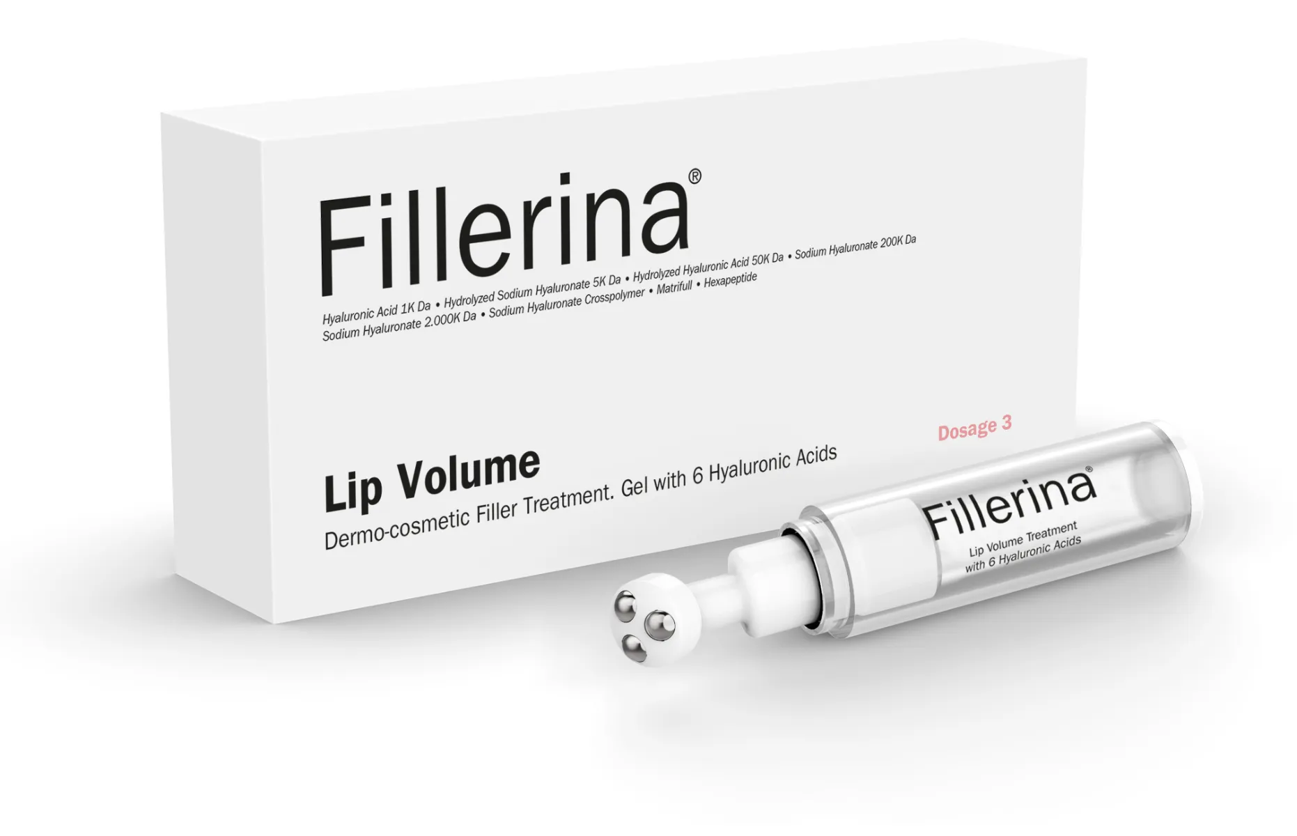 Gel dermatocosmetic cu efect de umplere pentru buze Doza 3 Lip Volume Fillerina, 7ml, Labo