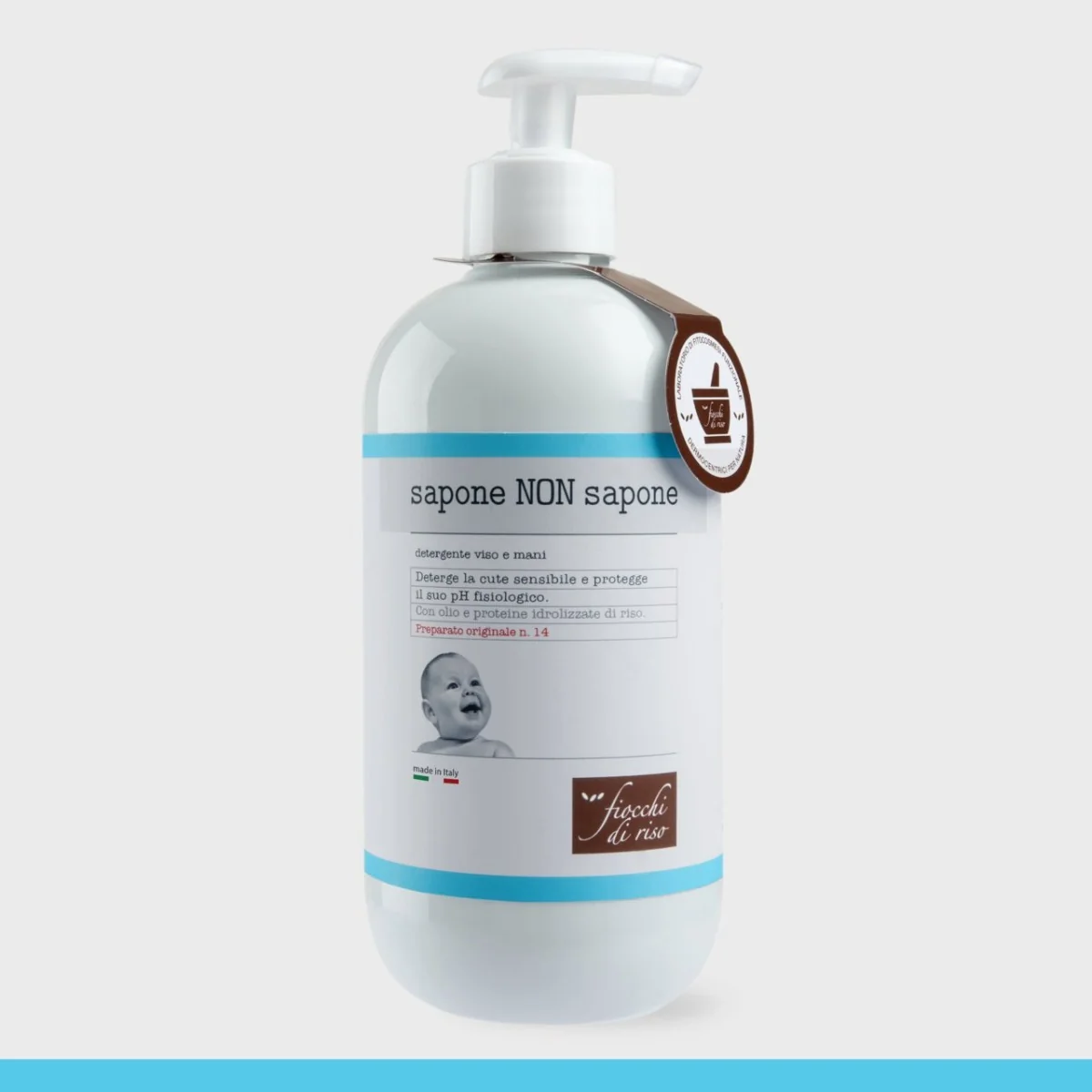 Gel de curatare pentru fata si maini 0 luni+, 400ml, Fiocchi di Riso