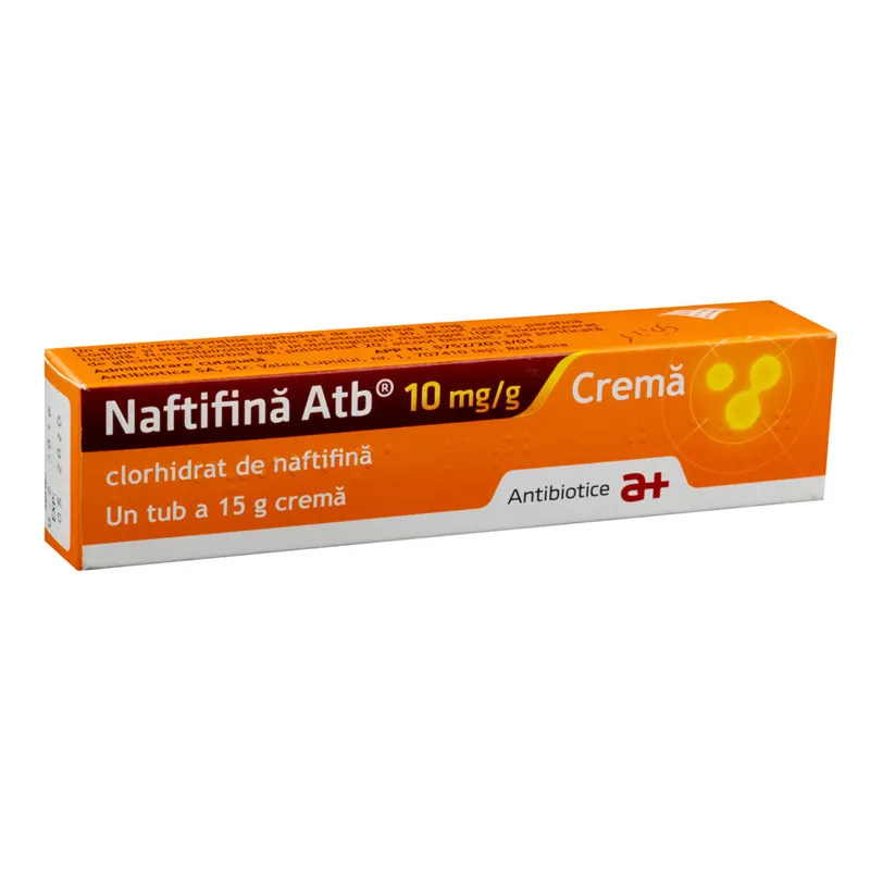 Naftifina crema, 15 g, Antibiotice