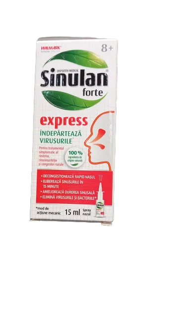 Spray nazal Sinulan Express Forte, 15ml, Walmark