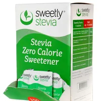 Indulcitor pudra de Stevia, 150 plicuri, Sweetly