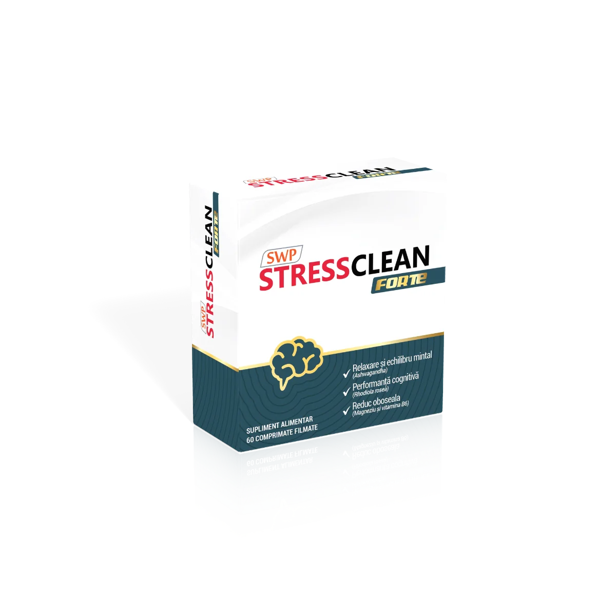 Stressclean Forte, 60 comprimate, Sunwave