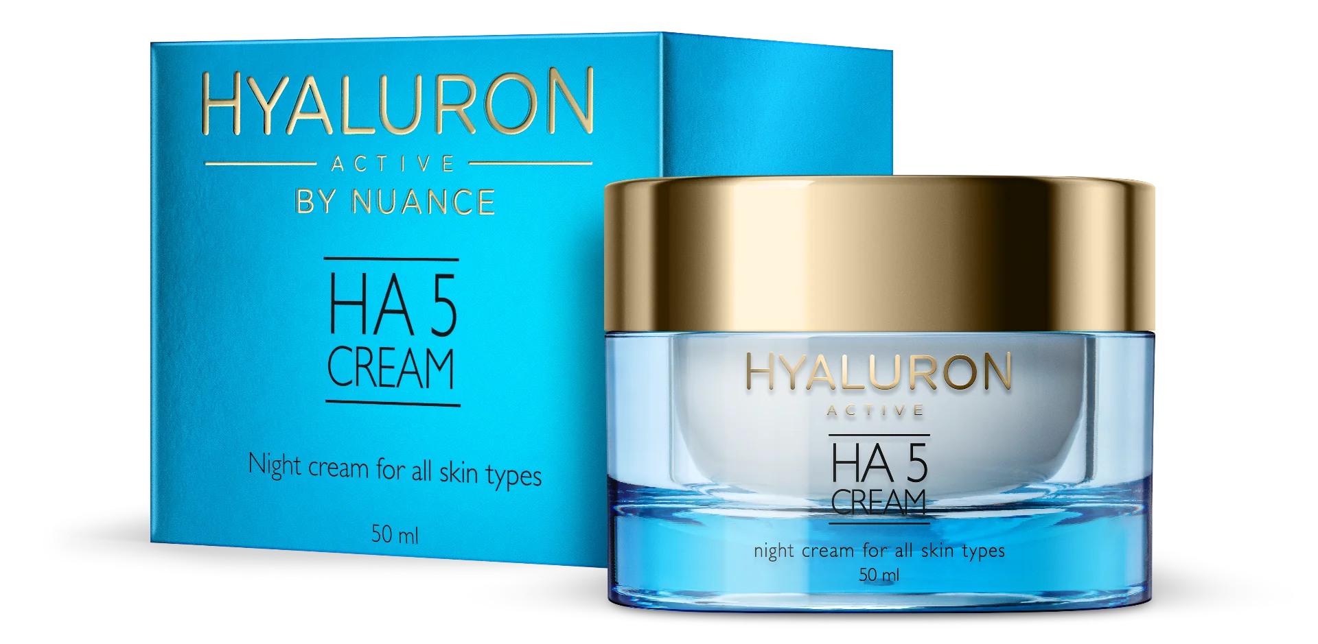 Crema de noapte Hyaluron Active, 50ml, Nuance
