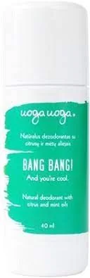 Deodorant vegan Bang Bang!, 40ml, Uoga Uoga