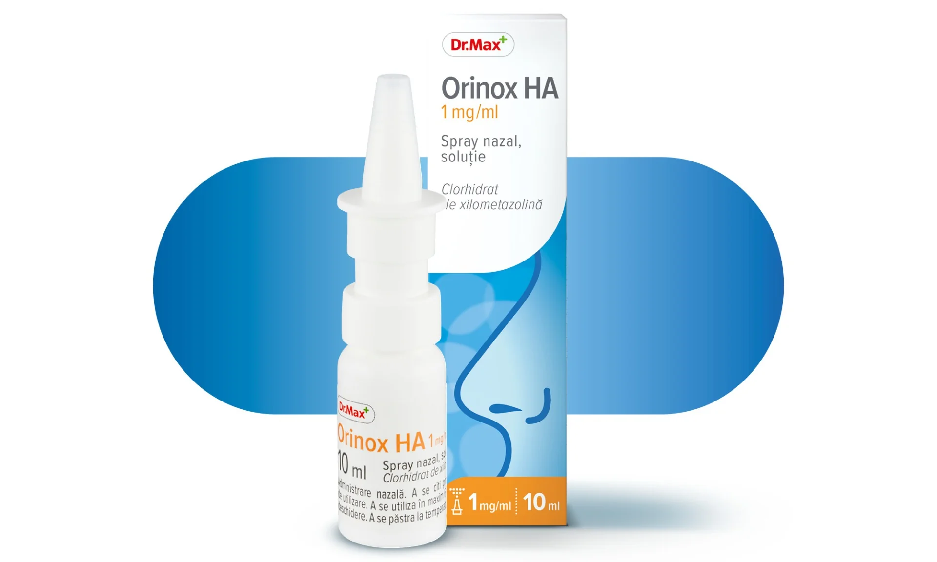 Dr. Max Orinox HA 1 mg/ml Spray nazal, 10ml