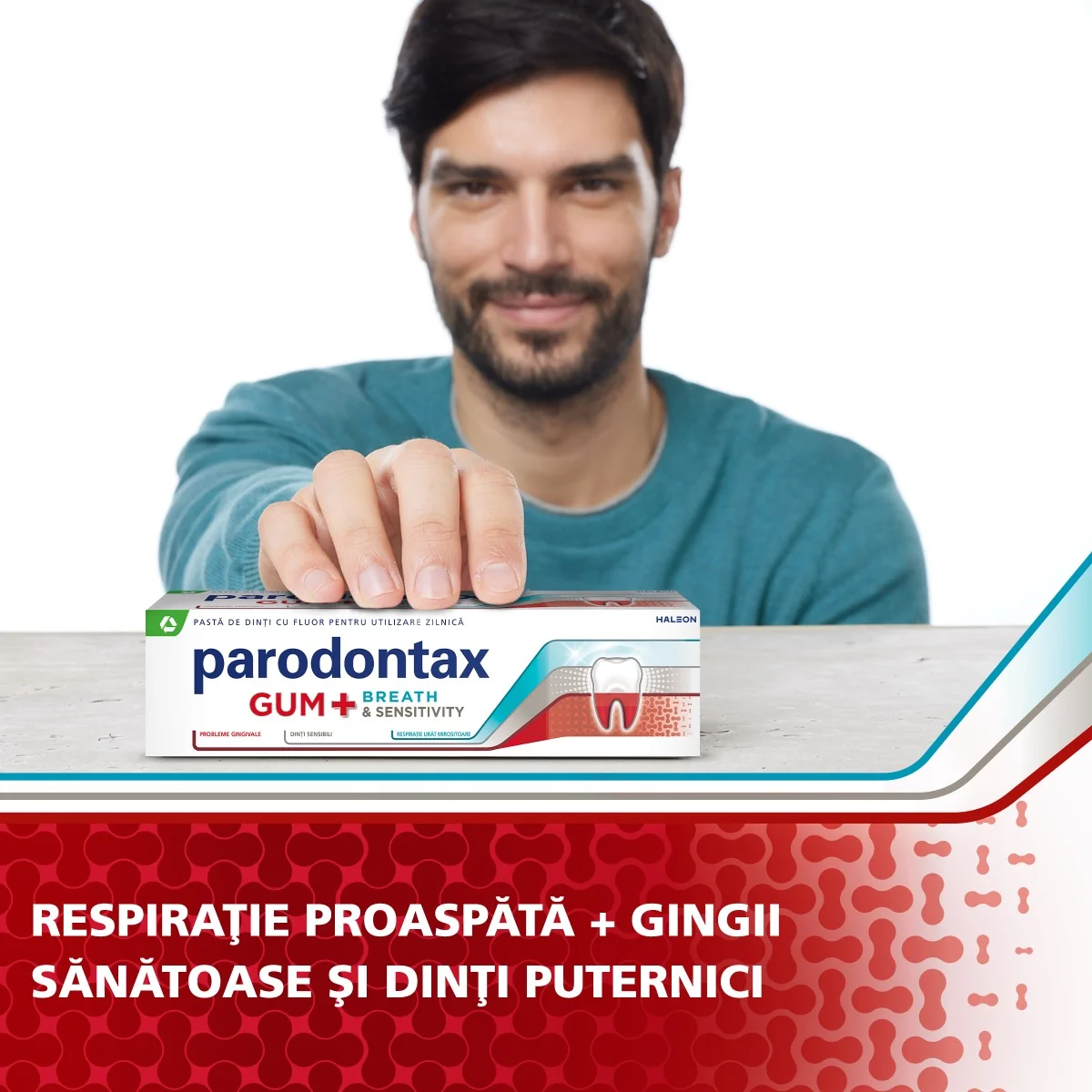 Pasta de dinti Gum + Breath & Sensitivity, 75ml, Parodontax