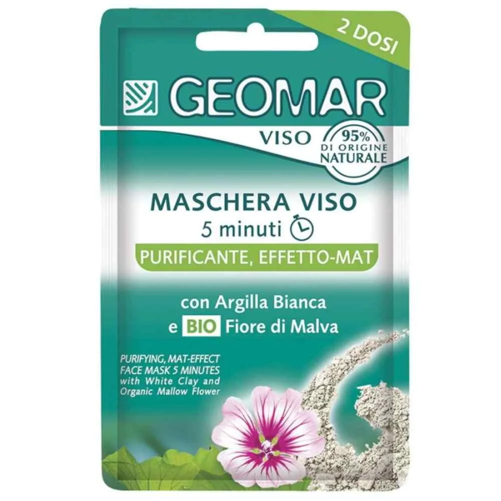 Masca de fata purifianta bio, 15ml, Geomar