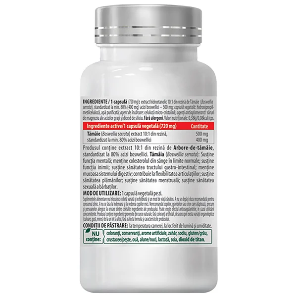 Boswellia Serrata 500mg, 30 capsule, Cosmopharm