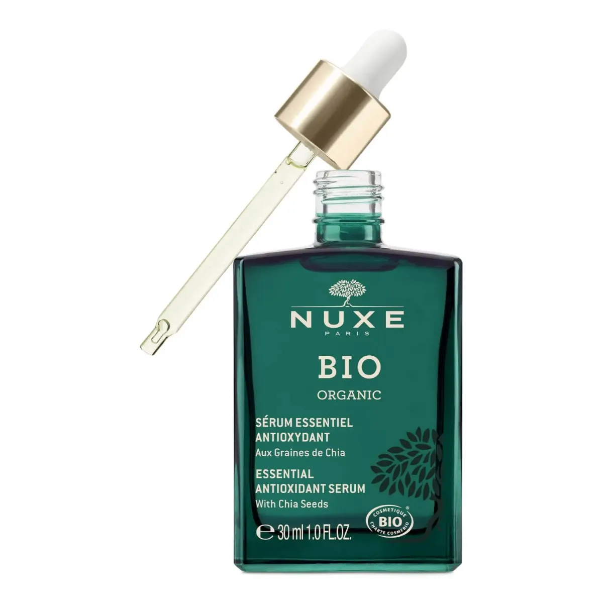 Serum antioxidant pentru toate tipurile de ten Bio Organic, 30ml, Nuxe 