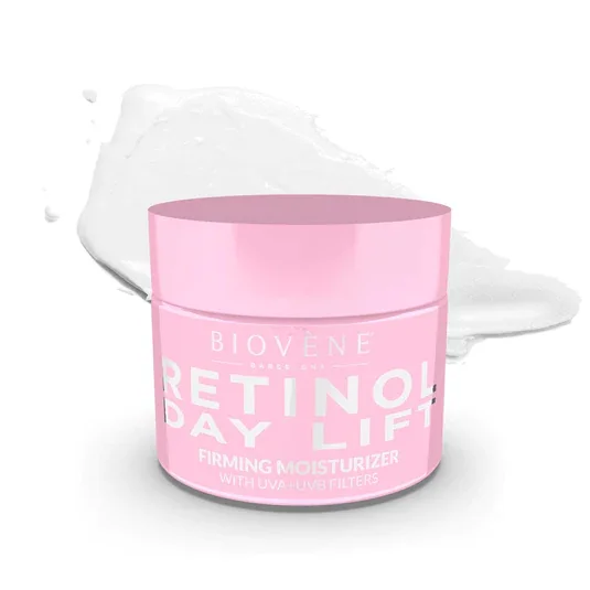 Crema de zi cu filtre UVA+UVB Retinol Day Lift, 50ml, Biovene