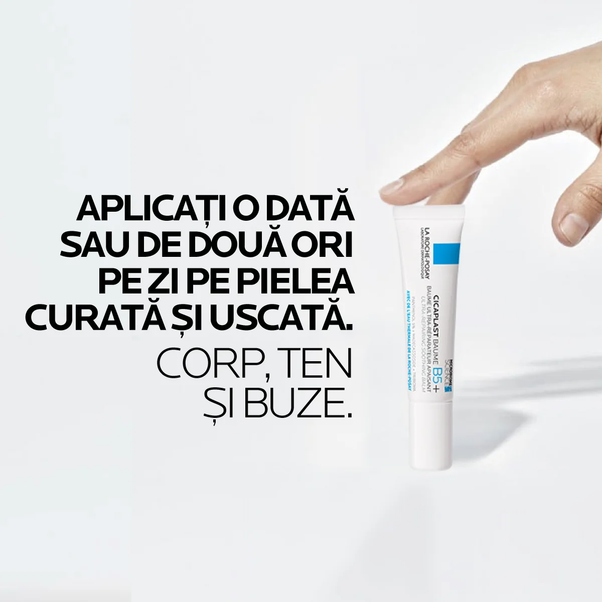 Balsam ultra-reparator calmant cu indicatii multiple Cicaplast B5 +, 15ml, La Roche-Posay