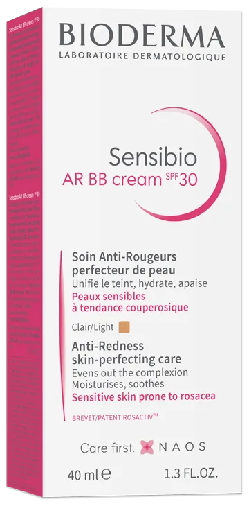 Crema BB SPF 30 Sensibio AR, 40ml, Bioderma 