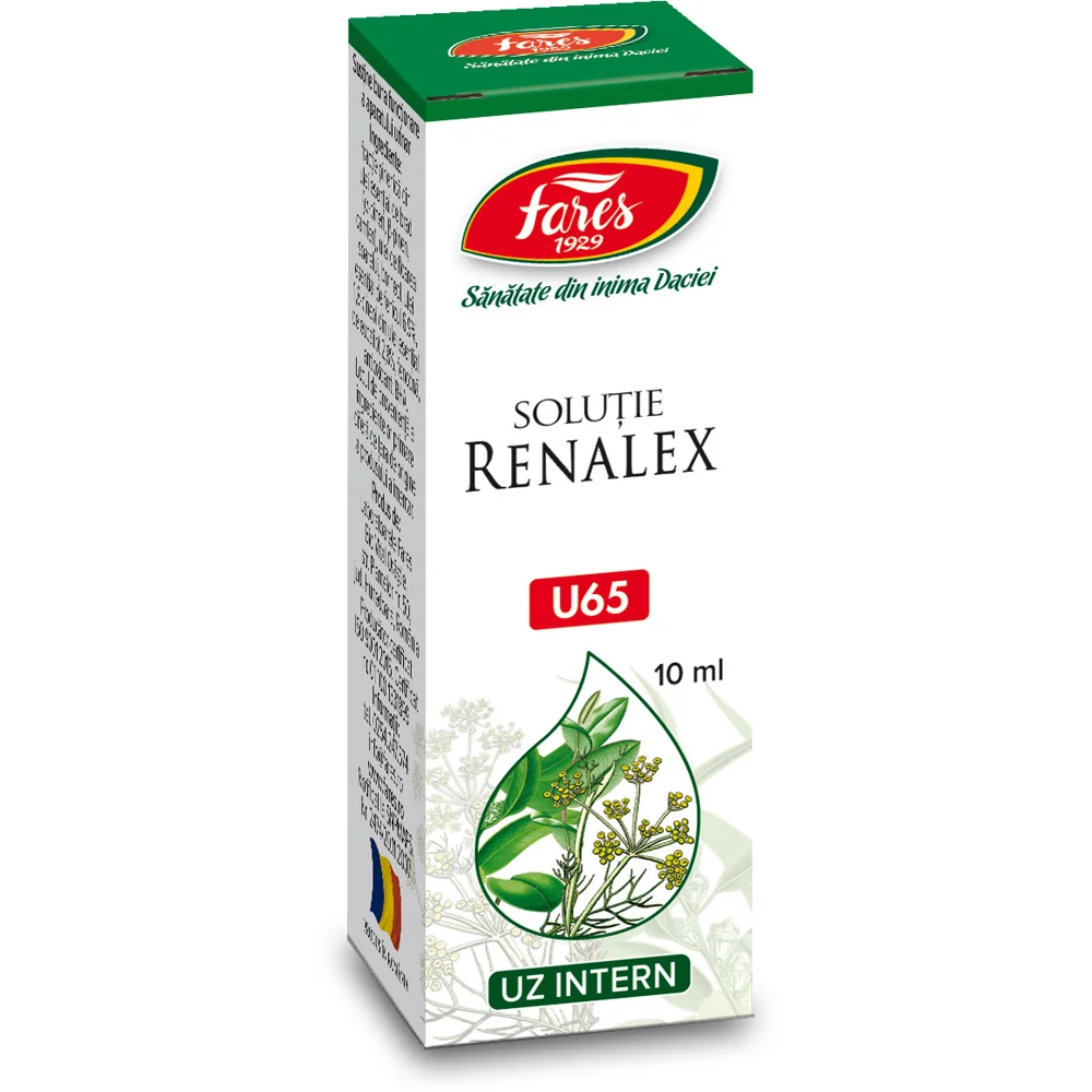 Renalex solutie U65, 10ml, Fares