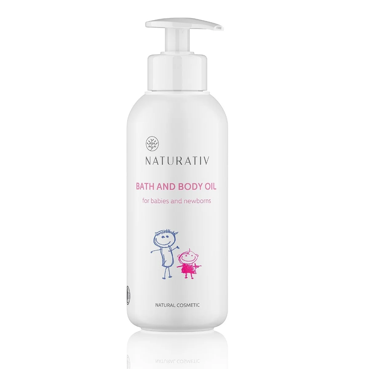 Ulei de baie si corp pentru bebelusi nou-nascuti si mame, 250ml, Naturativ