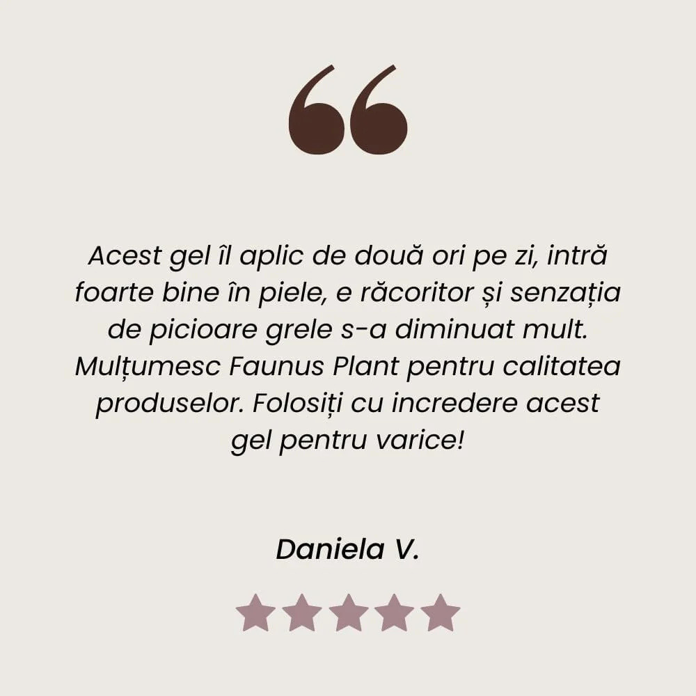 Gel pentru insuficienta venoasa Variplant, 250ml, Faunus Plant