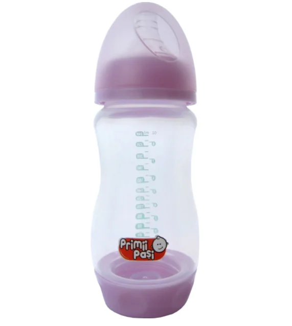 Biberon cu gat larg, 260ml, Primii Pasi