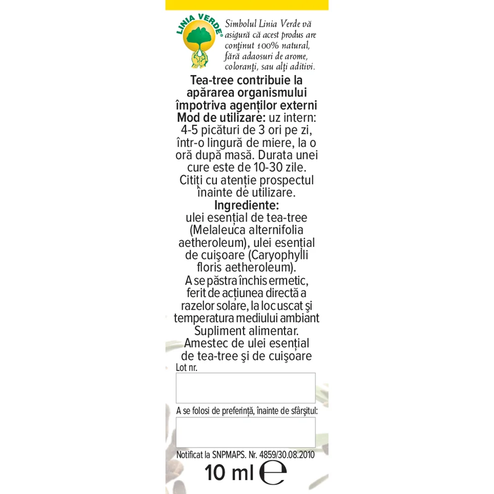 Biomicin solutie cu uleiuri esentiale A2, 10ml, Fares