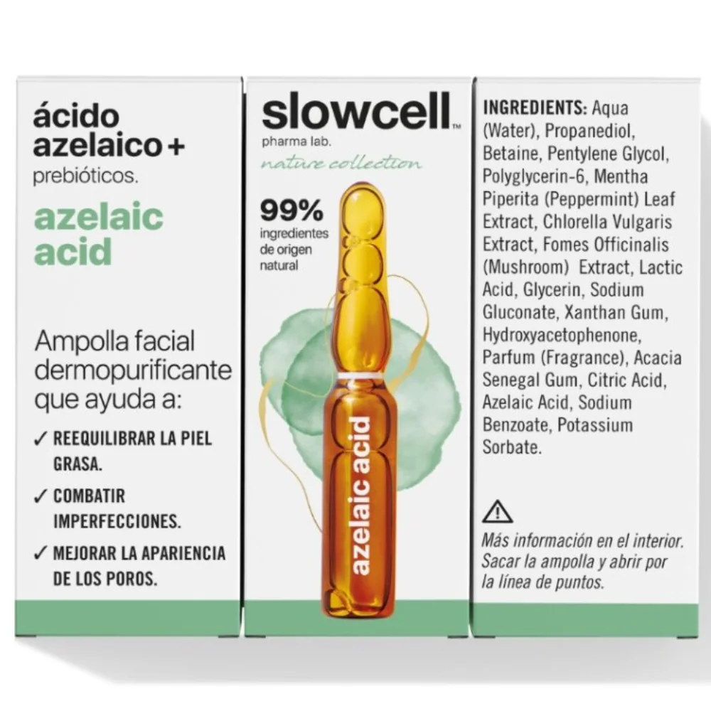 Fiola cu acid azelaic, 2ml, Slowcell