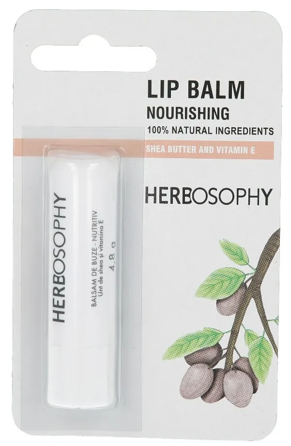 Herbosophy Balsam de buze cu unt de shea, 4.8g