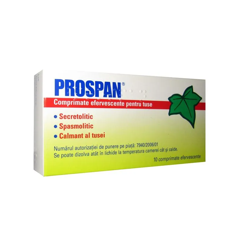 Prospan, 10 comprimate efervescente, Engelhard Arzneimittel
