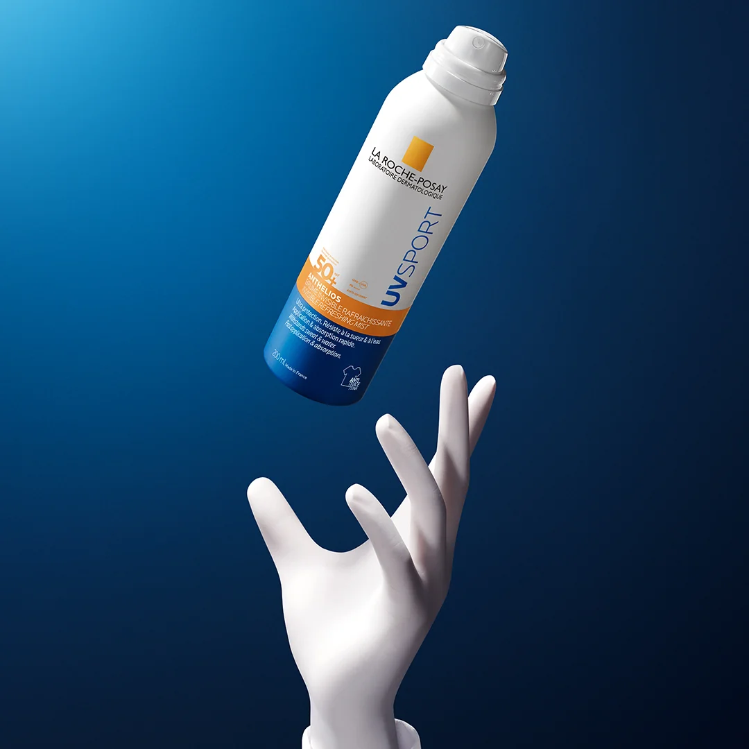 Spray invizibil reimprospatant SPF50+ Anthelios UVSport, 200ml, La Roche-Posay