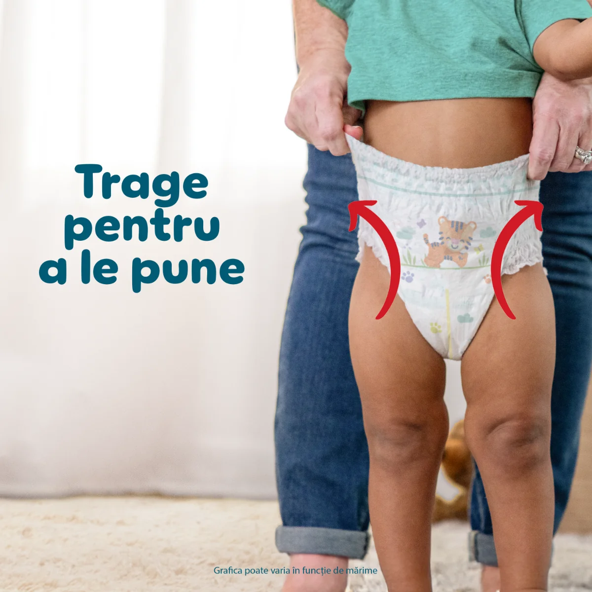 Scutece-chilotel Pants Marimea 3 pentru 6-11 kg, 62 bucati, Pampers