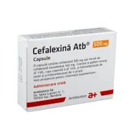 Cefalexina 500mg, 10 capsule, Antibiotice