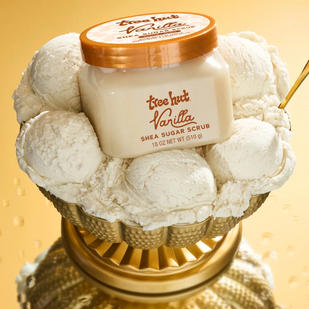 Scrub de corp Vanilla Shea Sugar, 510g, Tree Hut