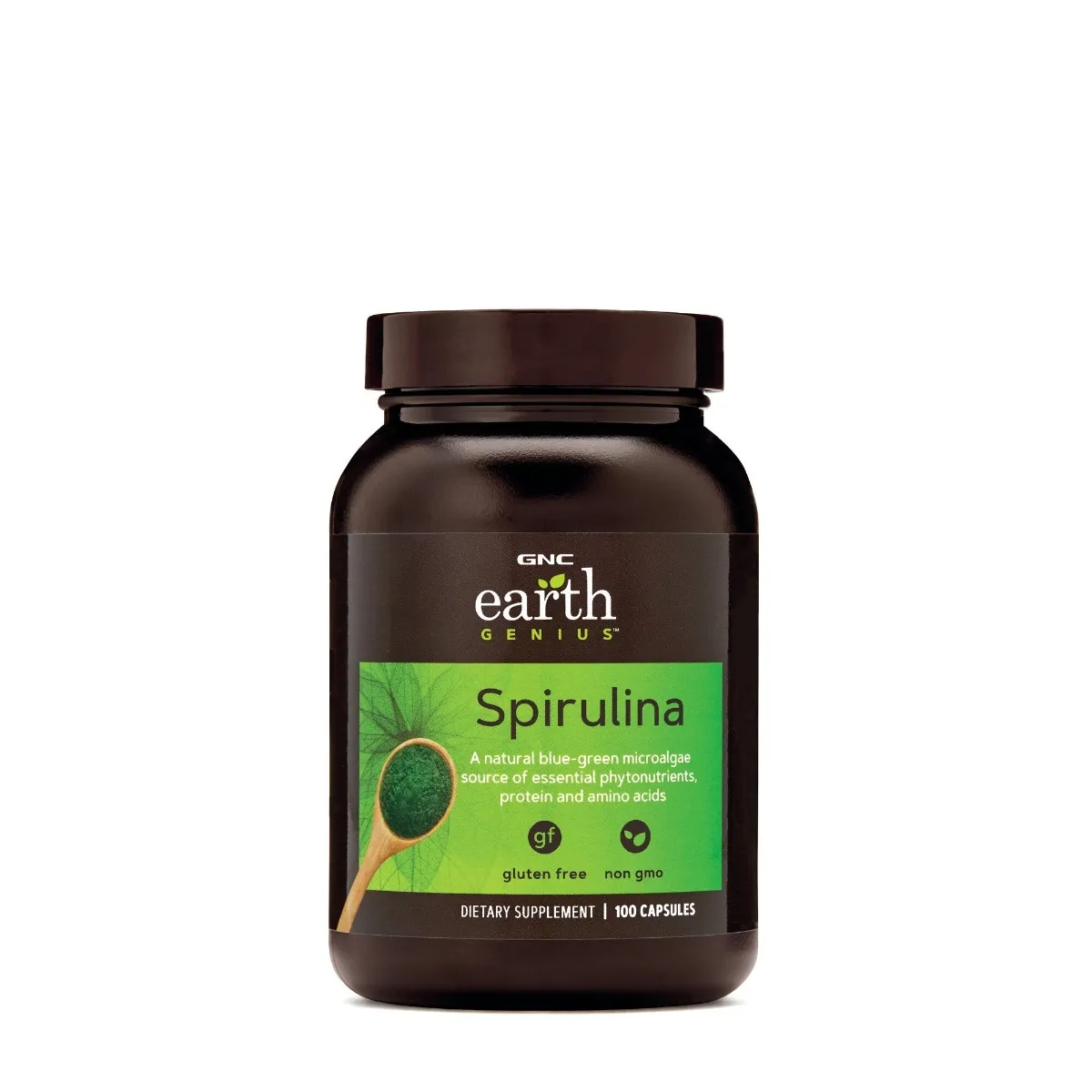 Spirulina Earth Genius, 100 capsule, GNC