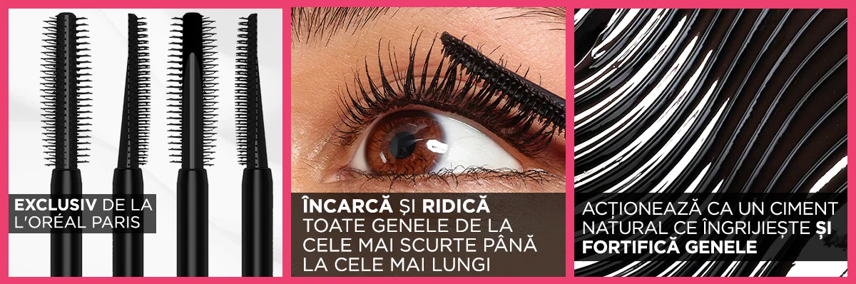 Mascara Telescopic Lift incarca si ridica toate genele de la cele mai scurte la cele mai lungi Mascara Telescopic Lift incarca si ridica toate genele de la cele mai scurte la cele mai lungi