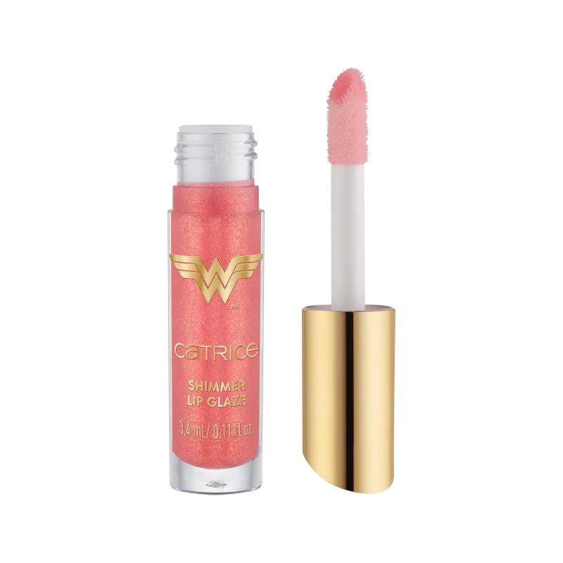 Luciu pentru buze cu sclipici 020 Brave and Powerful Wonder Woman, 3.4ml, Catrice