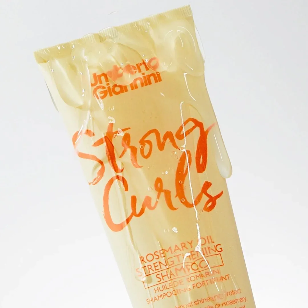 Sampon fortifiant cu ulei de Rozmarin pentru parul cret Strong Curls, 250ml, Umberto Giannini 