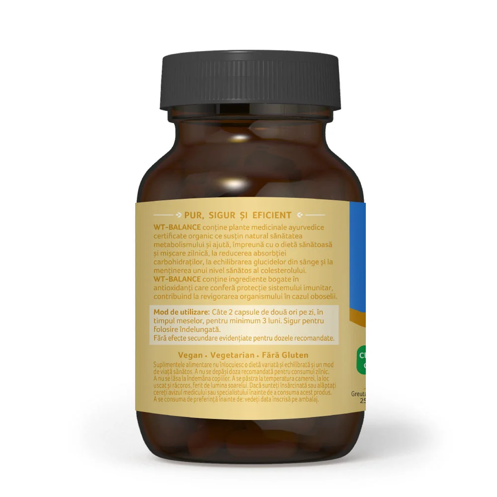 Wt-Balance Metabolism Sanatos, 60 capsule, Organic India