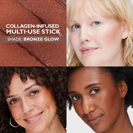Stick pentru fata Bronze Glow Instant Firmx Collagen Bounce, 16g, Peter Thomas Roth