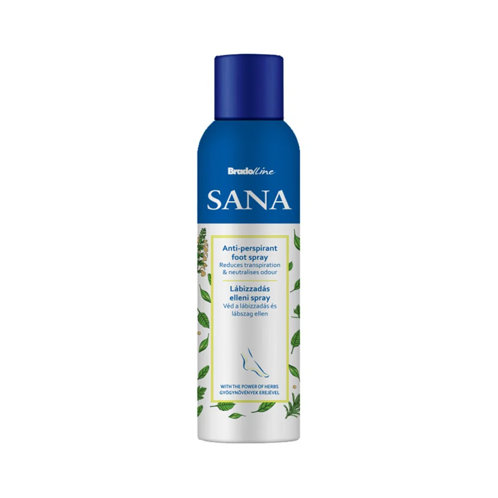 Deodorant spray pentru picioare, 150ml, Sana
