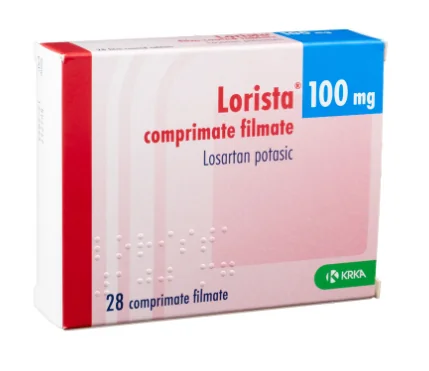 Lorista 100mg, 28 comprimate filmate, KRKA