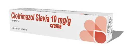 Clotrimazol crema, 10g, Slavia Pharm