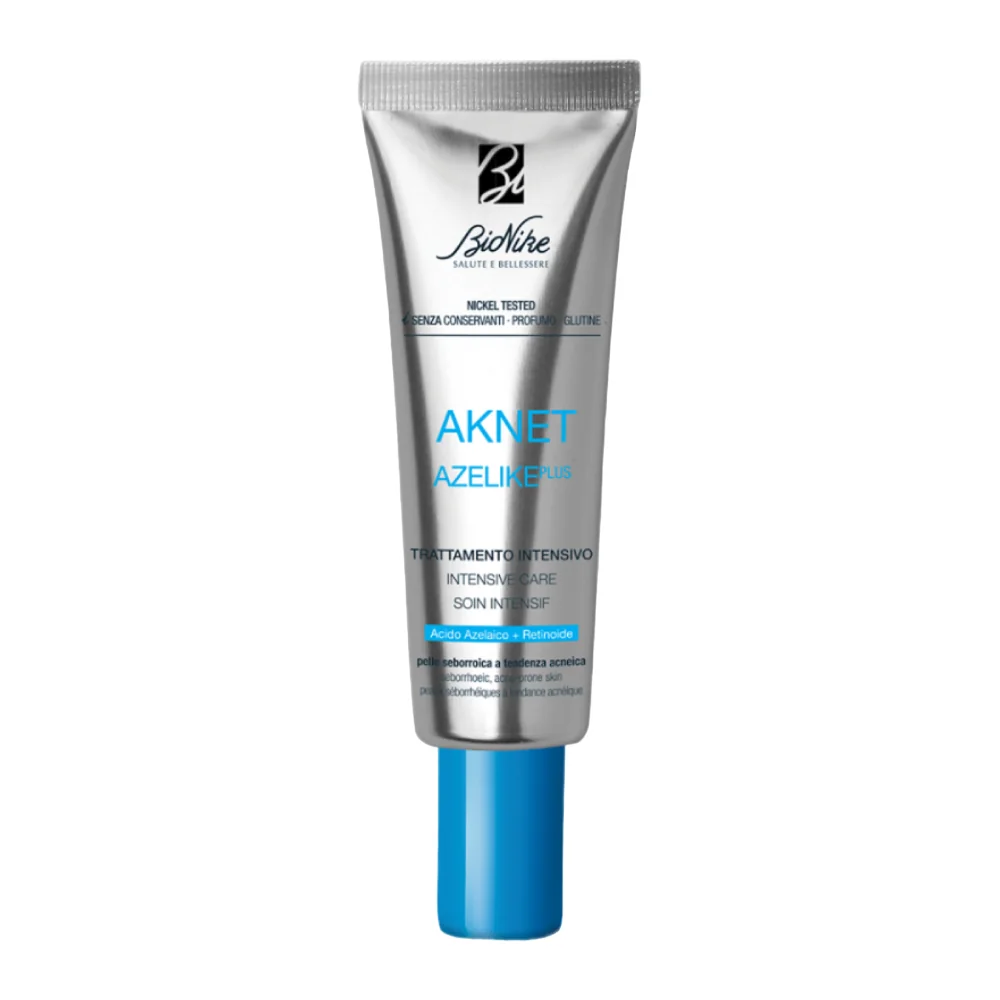 Crema intensiva cu acid azelaic pentru piele predispusa la acnee Aknet Azelike Plus, 30ml, Bionike