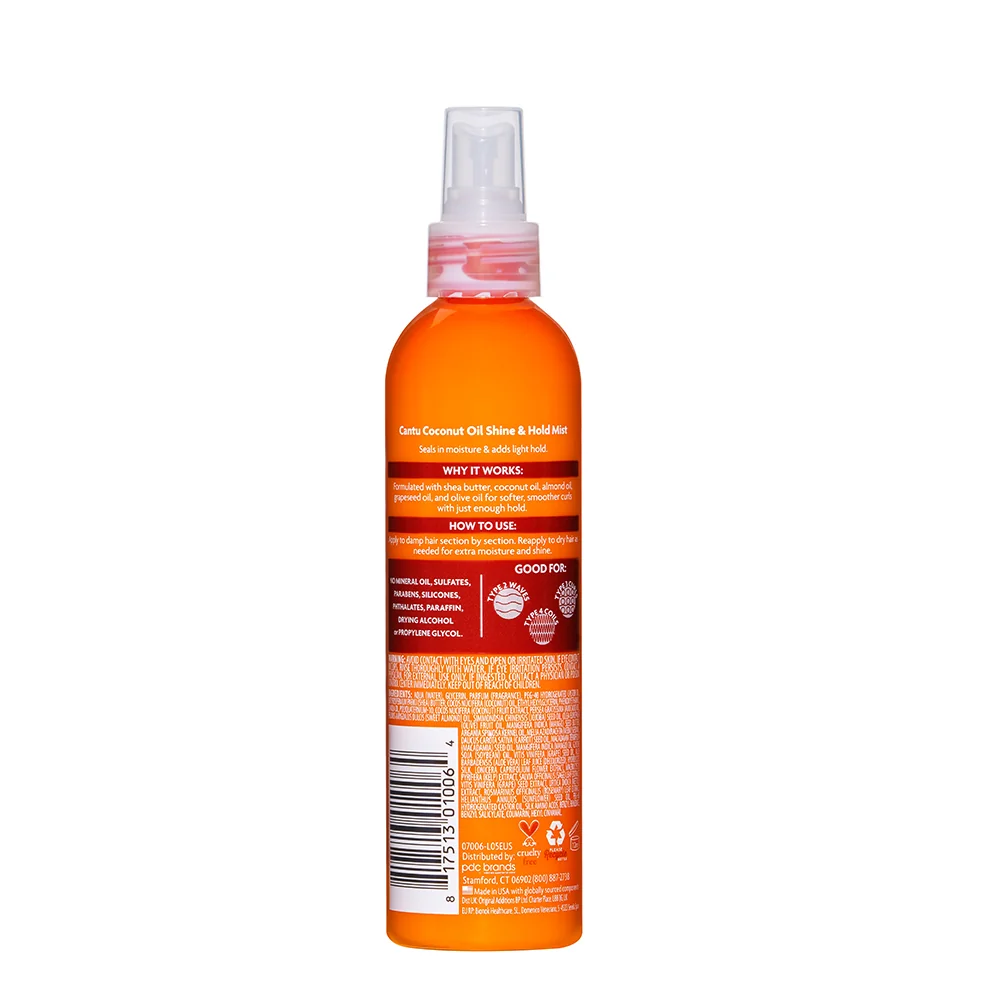Spray cu Ulei de cocos Shine & Hold Mist, 237ml, Cantu