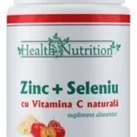 Zinc cu Seleniu si Vitamina C, 90 capsule, Health Nutrition