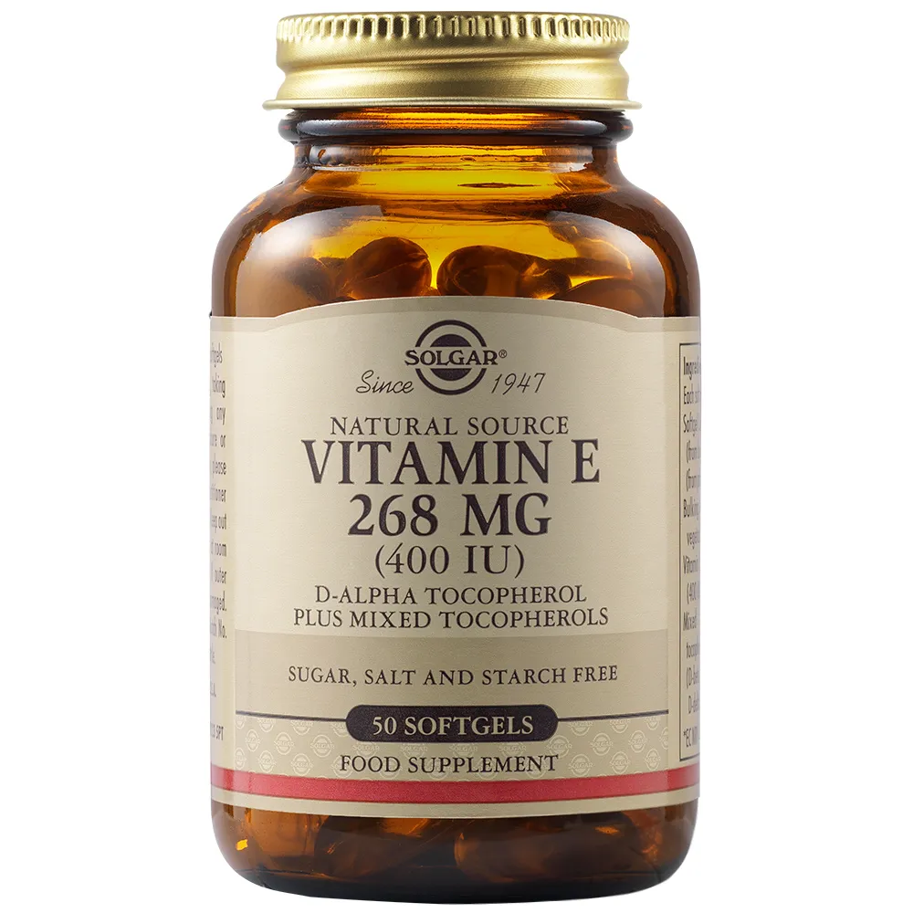 Vitamina E 268 mg 400 UI, 50 capsule, Solgar
