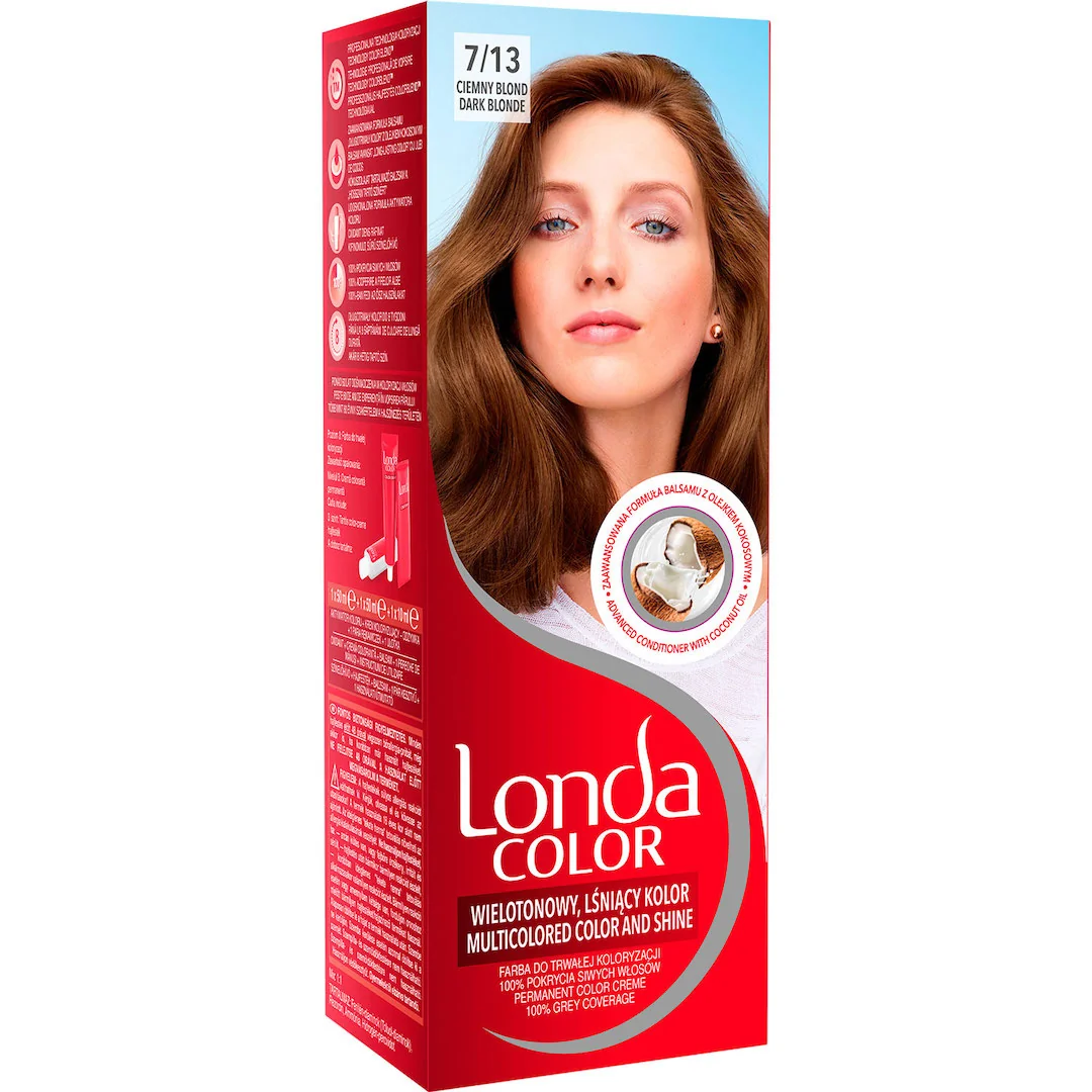 Vopsea de par permanenta 7/13 Blond inchis, 110ml, Londa